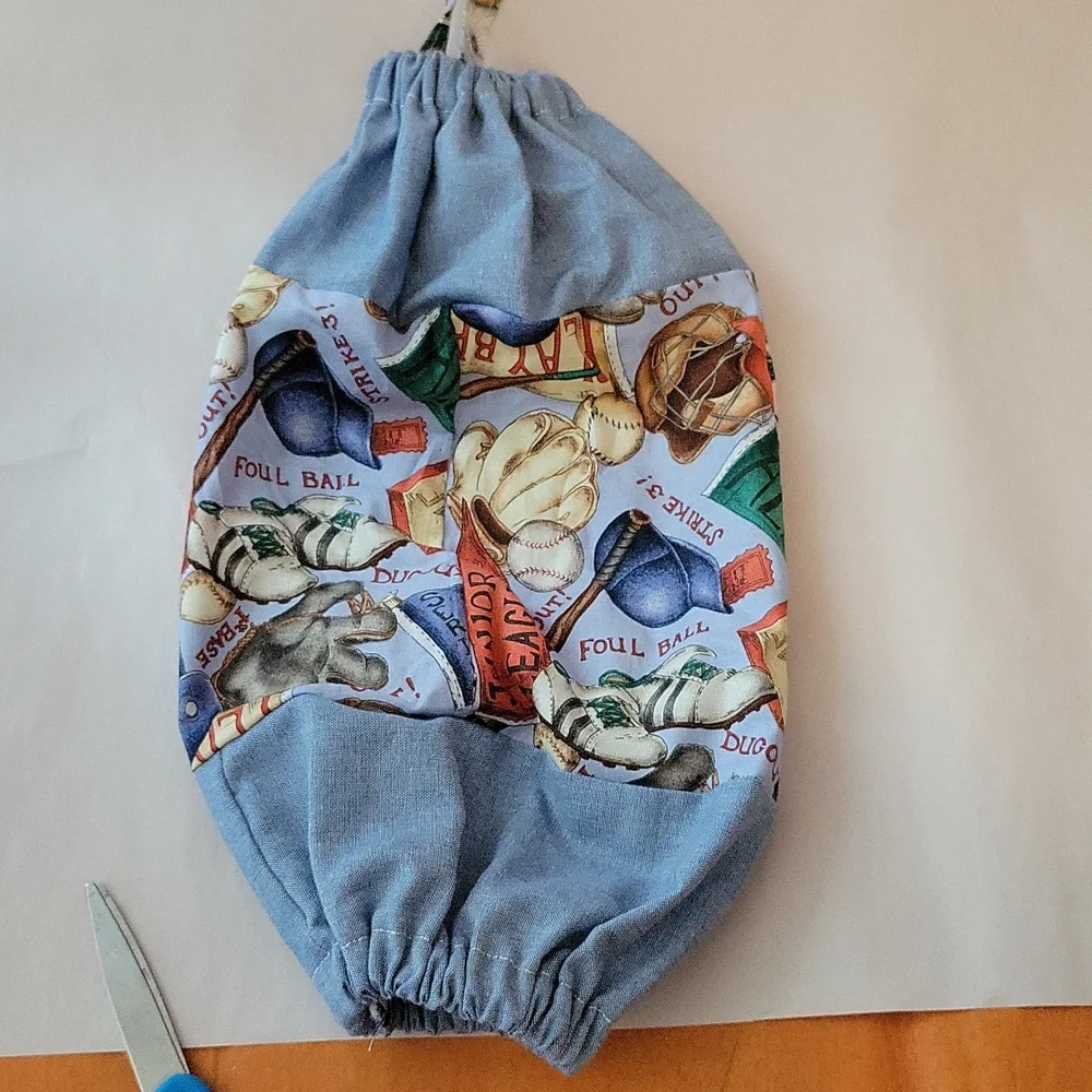 Sports Themed Plastic Bag Holder